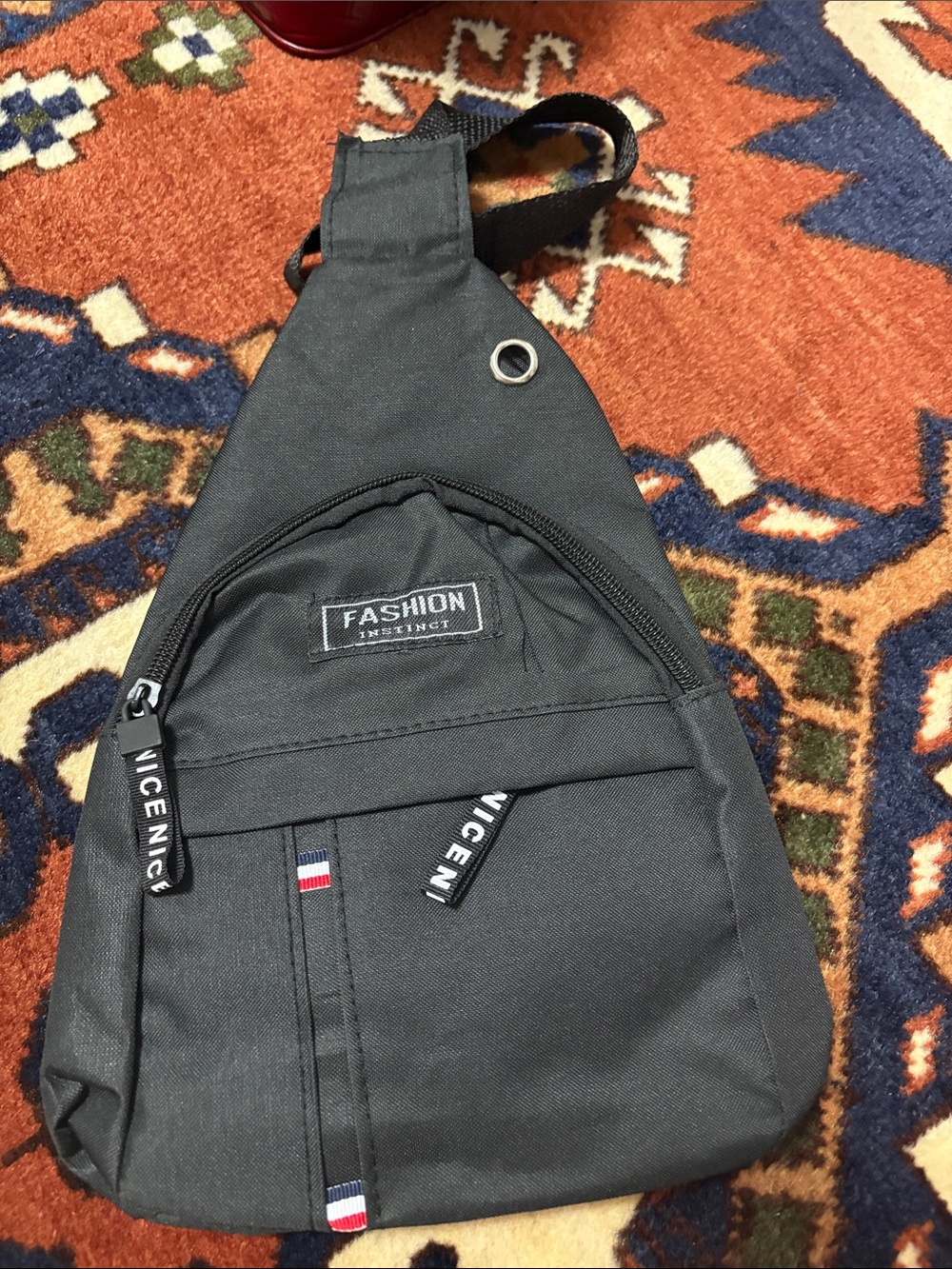 Black Sling Bag for Men